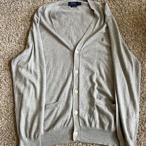 Gray Polo Men’s Cardigan